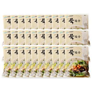 /배) 맛있는 묵육수 310g 30개 /도토리묵밥 도토리묵 냉육수 묵밥