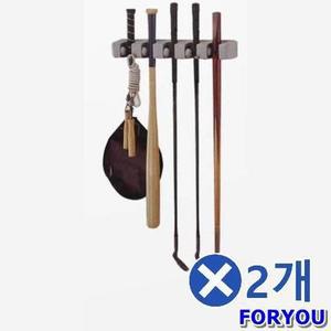 ForU754 다용도 원터치 청소도구 걸이 공 다용도걸이대 2개 우산걸이대 청소소품