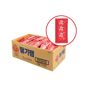 오뚜기 일회용 딸기쨈 12g X 500개
