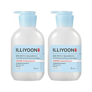 일리윤 세라마이드 아토6.0 탑투토워시, 500ml, 2개