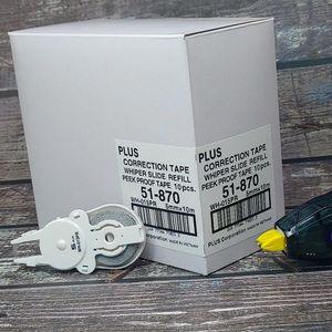 플러스 문서보안 수정테이프 WH-015PR 리필 1Box 10개