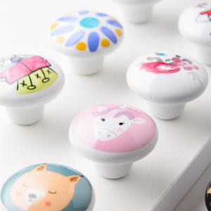 방문 DIY 신발장 세라믹 모던한 엔틱 장농 손잡이 수입 가구 부속 보수용 야구