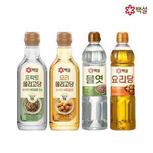 백설 물엿 요리당 올리고당 4종세트 700g 식이섬유 볶음 조림 양념장