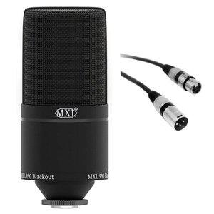 [기타]MXL 990 Blackout 블랙아웃 콘덴서마이크 + 케이블 2m