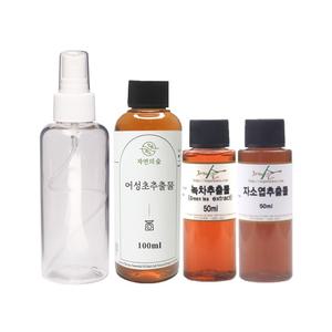 [수제나라]천연 어성초 두피스프레이 200ml 만들기세트 천연두피케어 진정 모발관리