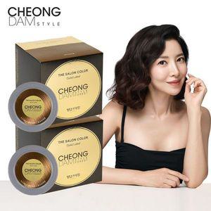 [청담스타일] 포레스트 더 살롱 컬러 골드라벨 밀크 브라운 x 2개