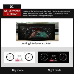 터치 스크린 디지털 HUD 계기판 LCD 패널 속도계 테슬라 모델 3 Y용 무선 카플레이 지원 안드로이드 오토 8