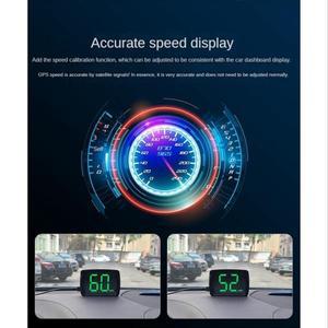 HUD-GPS 속도계 디지털 USB 케이블 정확한 MPH 업데이트 설치 블랙 자동차 트럭용