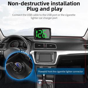 GPS KMH HUD 디지털 속도계 헤드 업 디스플레이 자동차에 대한 전자 액세서리 큰 글꼴