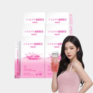 오늘부터 슬림핑크 (120포) 복숭아맛 다이어트보조제 가르시니아 차전자피 분말