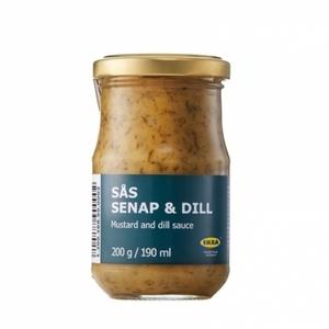 이케아 SAS SENAP DILL 소스 세나프 딜 연어소스 200g 200.288.90