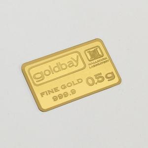 순금 미니골드바 0.5g 1g  각인 메세지 편지 순금선물 24K 999.9 금투자 재테크