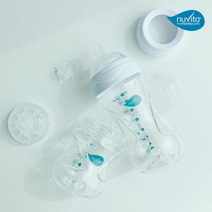 [4P][누비타] 유리젖병 신생아 배앓이방지 젖병 140ml / 240ml