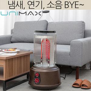 유니맥스이엔엘 근적외선 전기히터 가정용 전기 난방기 업소용 원적외선 난로 사무실 온풍 스토브히터