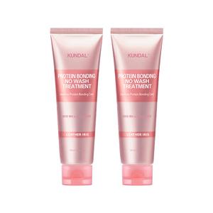 쿤달 프로틴 데미지 케어 노워시 트리트먼트 130ml 레더아이리스, 2개