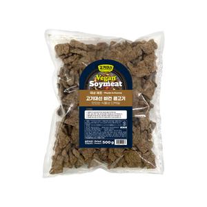 고기대신 콩단백 비건 콩고기 500g 건식 조직 채식 대체육