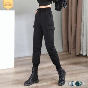 여자바지 슬림카고 작업복 겨울 방한팬츠 패딩바지 기모 JEN4