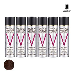 더마클라센 스타일앤 볼륨짱짱 흑채 스프레이 자연갈색 120ml x6
