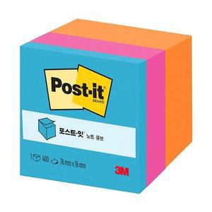 [OFK4Q8QP]3M 포스트잇 노트 큐브 2053 ELT 0 76x76 400