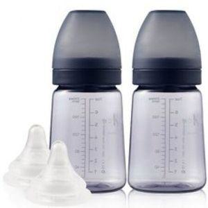 마더케이 PPSU젖병180ml+젖꼭지 네이비 2개