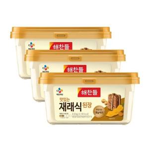 해찬들 재래식 된장 2.3kg 3개