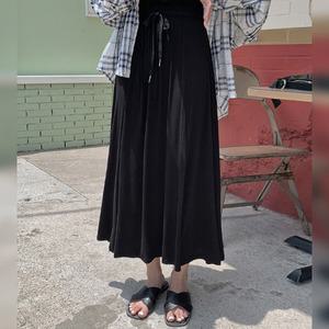 핫핑 미친촉감_절개플레어 롱스커트