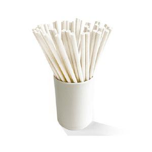 친환경 일회용 종이빨대 벌크포장 종이 스트로우 300개 /7x210mm /국내 생산