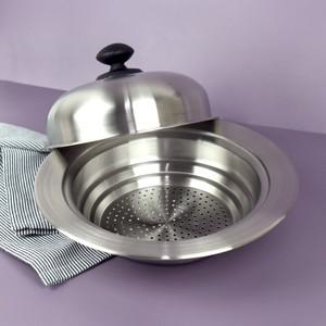 오슬로 다용도 찜기세트 3단 16-26cm / 스텐304 찜솥 찜냄비