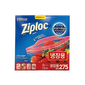ZIPLOC 스마트지퍼백(중형) 냉장용 275매