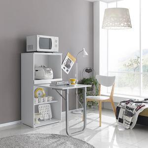 [RGK2R677]B331 접이식 식탁렌지대 1200 2colors 틈새장