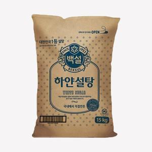 [엘루맘] 백설 하얀설탕 15kg 무료배송