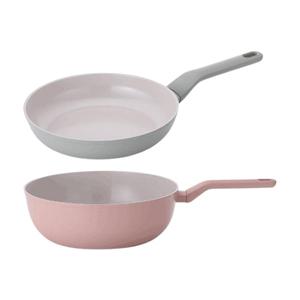 라체나 라라 세라믹코팅 인덕션 후라이팬, 28cm, 1개 + 궁중팬, 28cm, 1개