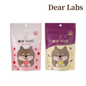 디어랩스 울애기츄츄 고구마치즈/산양유딸기 트릿 저칼로리 영양간식 노즈워크간식 노령견 부드러운 고구마트릿
