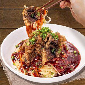 [기타]맛있는녀석들 석쇠구이 고기 쫄면 750g 2팩