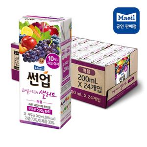 썬업 과일 야채 샐러드 퍼플 200ml x 96팩