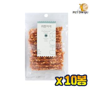 브리더랩 취향저격 쌀스틱 닭가슴살 160g x10개