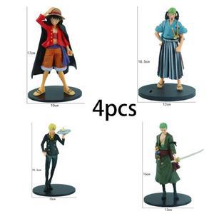 원피스 애니메이션 피규어 해적 전사 몽키 D 루피 로로로노아 조로 상지 Usopp 액션 소장용 모델 장난감 18