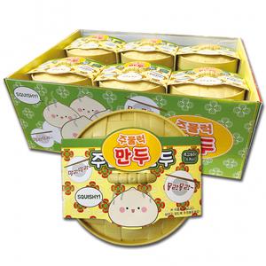 만두 스퀴시 어린이 장난감 스트레스해소 촉감놀이 주물럭 말랑이