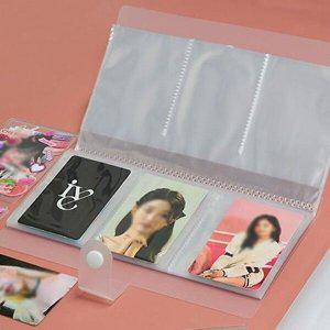 [셀러허브 1][HYIJQ4FK_4B]투명 3인치 가로 앨범 미니 폴라로이드 투