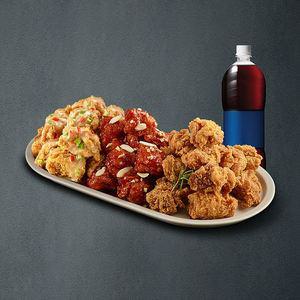 자담치킨 3반순살치킨세트(맵슐랭마일드)+콜라1.25L