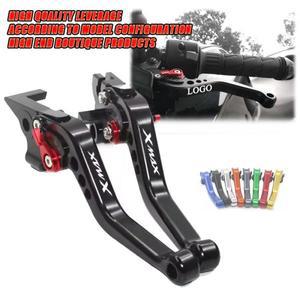 야마하 XMAX 250 XMAX300 XMAX400 XMAX X-MAX 250 300 400 짧은 오토바이 액세서리, CNC 조정 가능한 브레