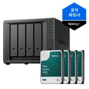 시놀로지 나스 4베이 NAS DS423+ 16TB(4TBx4) 정품 HDD HAT3300