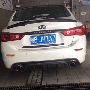 인피니티 Q50 Q50S Q50L M4 스타일 카본 FRP 리어 스포일러 14-20