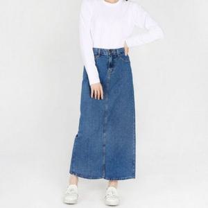 데님스커트 803 HS2G 청 롱스커트 스커트 국산 롱치마
