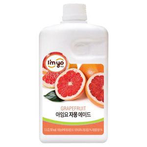 아임요 자몽에이드 1.5L 에이드베이스 자몽음료 원액 에이드베이스 자몽 원액 엑기스