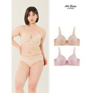 [컴핏비너스]원픽 와이어 브라 A F컵 2매입 SSET180 _P363305434