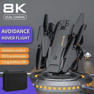 입문용 농업용 드론 HD 듀얼 카메라 FPV RC Q6 5G 와이파이 4K 1080P 접이식 쿼드콥터 거리 500M 선물 장난