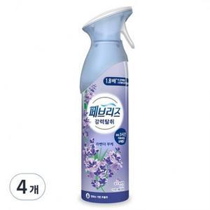 페브리즈 에어 탈취제 라벤더 부케 본품, 165g, 4개 one option