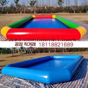 이동식 대형 고무 행사 야외 물놀이 풀장 마당 펜션 간이 에어 이벤트 수영장 제품