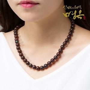 [JHQSV6MJ_52CC]홍옥 원석 건강목걸이 10mm